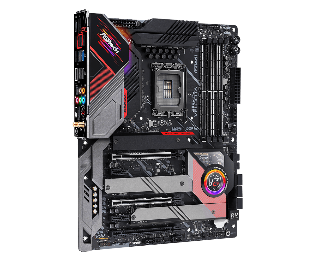 Asrock Z690 PG VELOCITA Mother - Lga 1700 Ddr5 Itx Motherboard ulasan dan harga