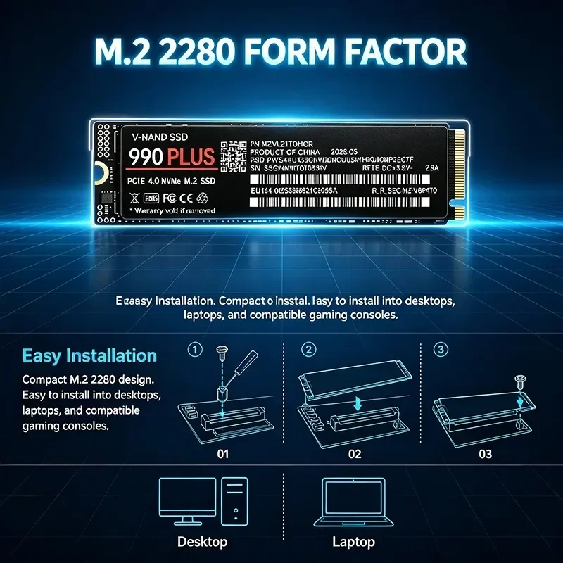 NEW 990 Plus M.2 NVMe PCIe 4.0 - M.2 Nvme 4Tb Pcie 4.0 Ssd ulasan dan harga