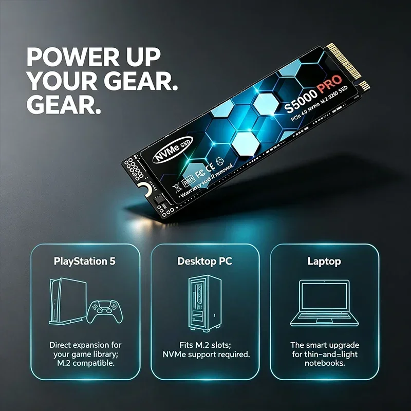 S5000 PRO M.2 SSD Hard Disk 1T - M.2 Nvme 4Tb Pcie 4.0 Ssd ulasan dan harga