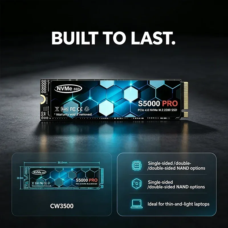 S5000 PRO M.2 SSD Hard Disk 1T - M.2 Nvme 4Tb Pcie 4.0 Ssd ulasan dan harga