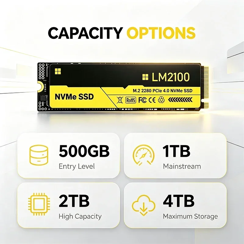 New LM2100 M.2 SSD Hard Disk 2 - M.2 Nvme 4Tb Pcie 4.0 Ssd ulasan dan harga