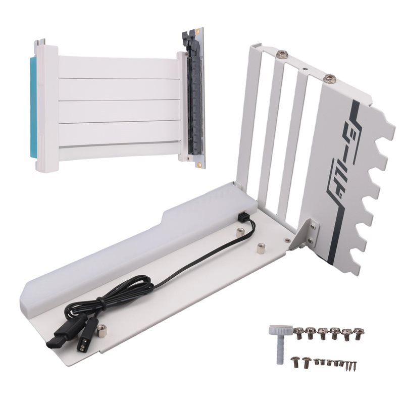 Delicate Texture-Vertical GPU  - Pcie 4.0 X16 Riser Cable 90 Degree ulasan dan harga