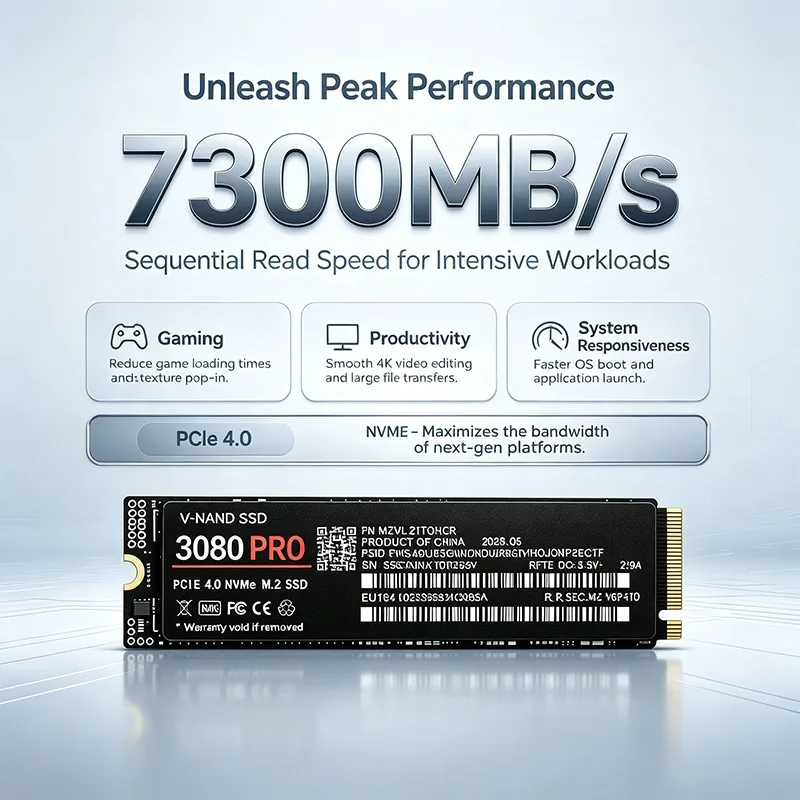 NEW 3080PRO M.2 NVMe SSD PCIe  - M.2 Nvme 4Tb Pcie 4.0 Ssd ulasan dan harga