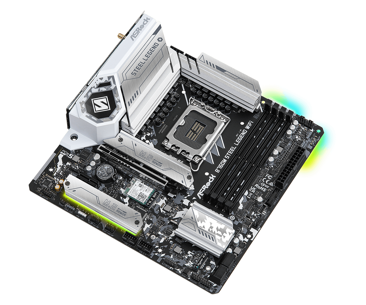 ASROCK B760M STEEL LEGEND WIFI - Lga 1700 Ddr5 Itx Motherboard ulasan dan harga