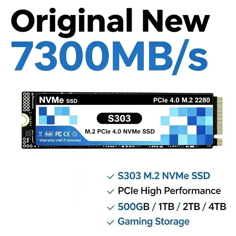 Original S303 M.2 NVMe Interna - M.2 Nvme 4Tb Pcie 4.0 Ssd ulasan dan harga