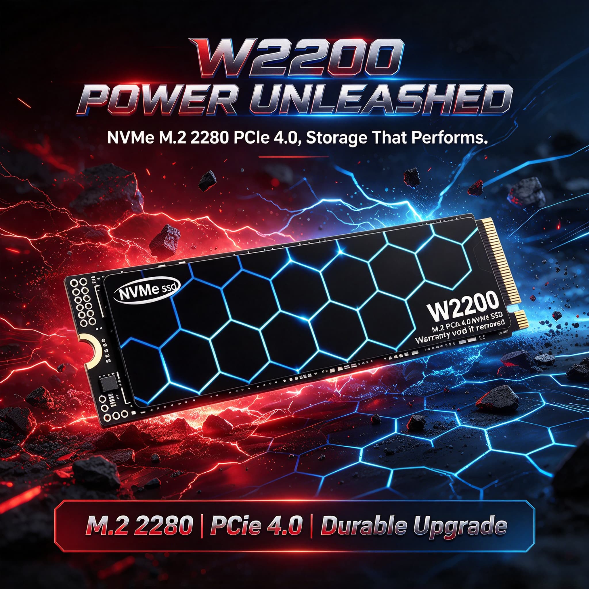 2026 New Fast Speed W2200 High - M.2 Nvme 4Tb Pcie 4.0 Ssd ulasan dan harga
