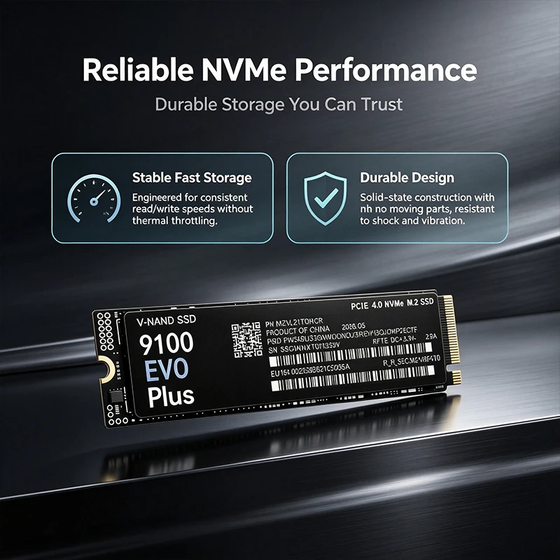 9100 EVO PLUS M.2 NVMe SSD – L - M.2 Nvme 4Tb Pcie 4.0 Ssd ulasan dan harga