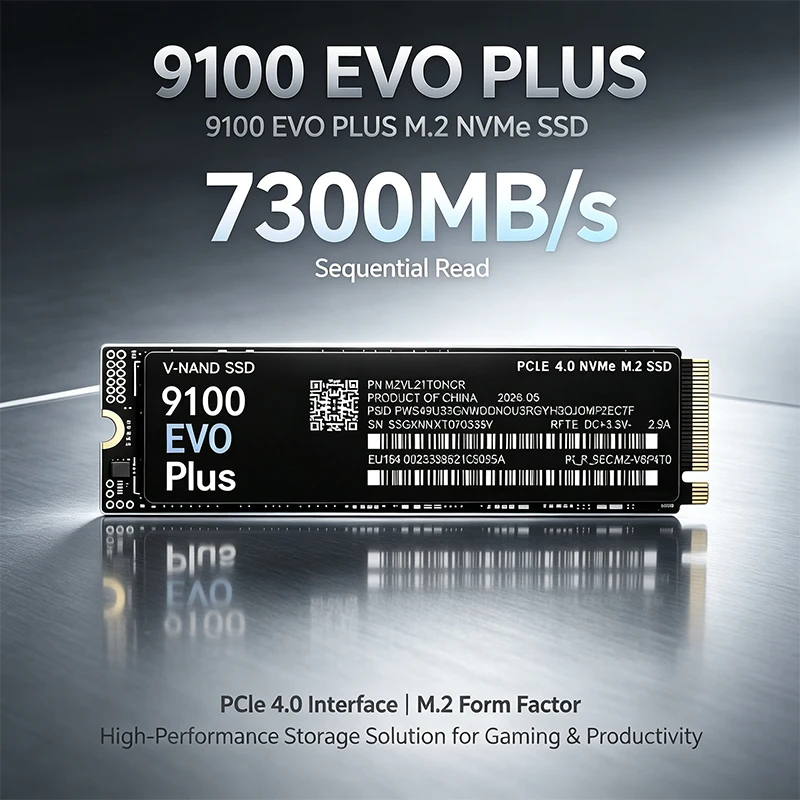 9100 EVO PLUS M.2 NVMe SSD – L - M.2 Nvme 4Tb Pcie 4.0 Ssd ulasan dan harga
