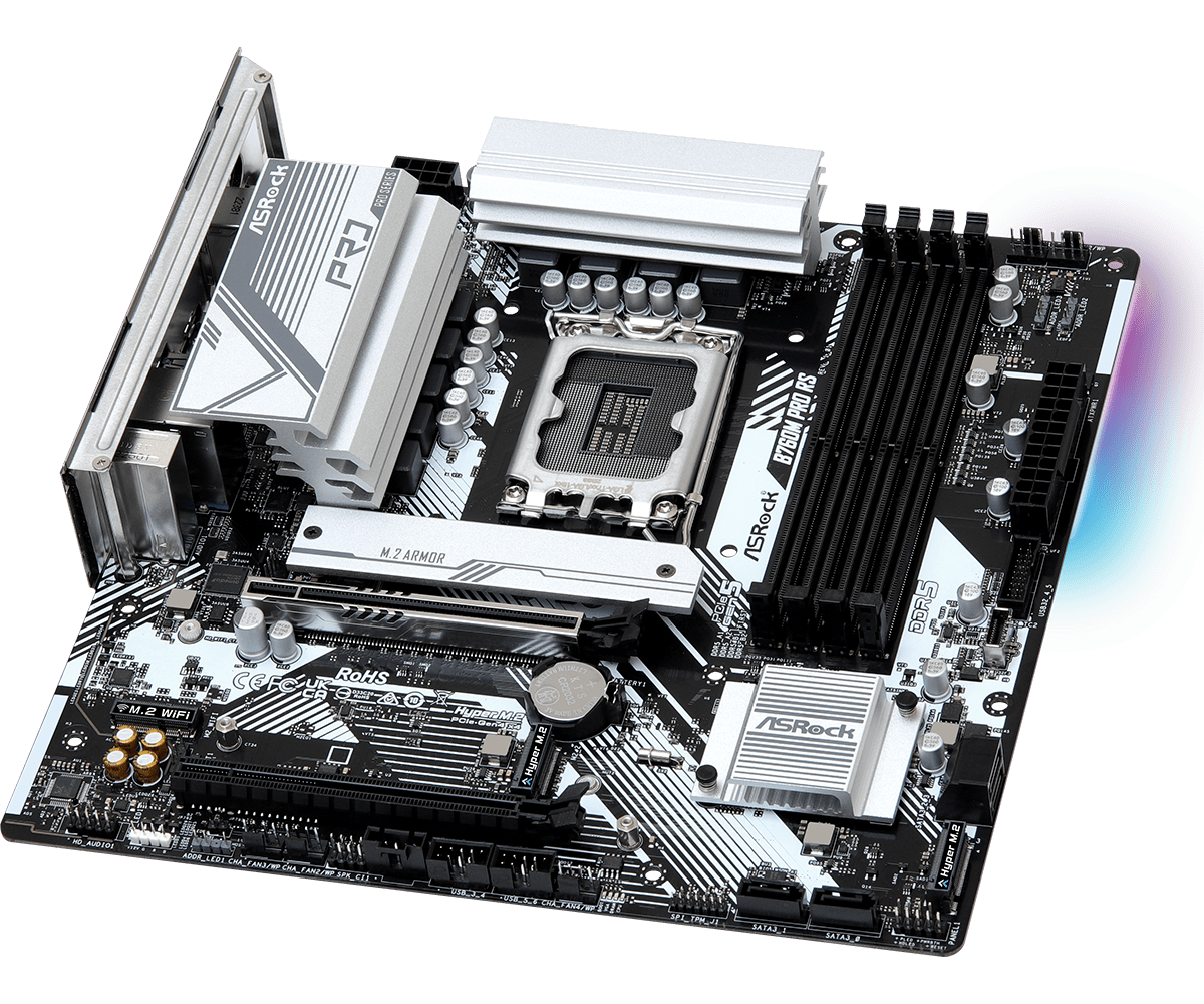 ASRock B760M Pro RS Motherboar - Lga 1700 Ddr5 Itx Motherboard ulasan dan harga