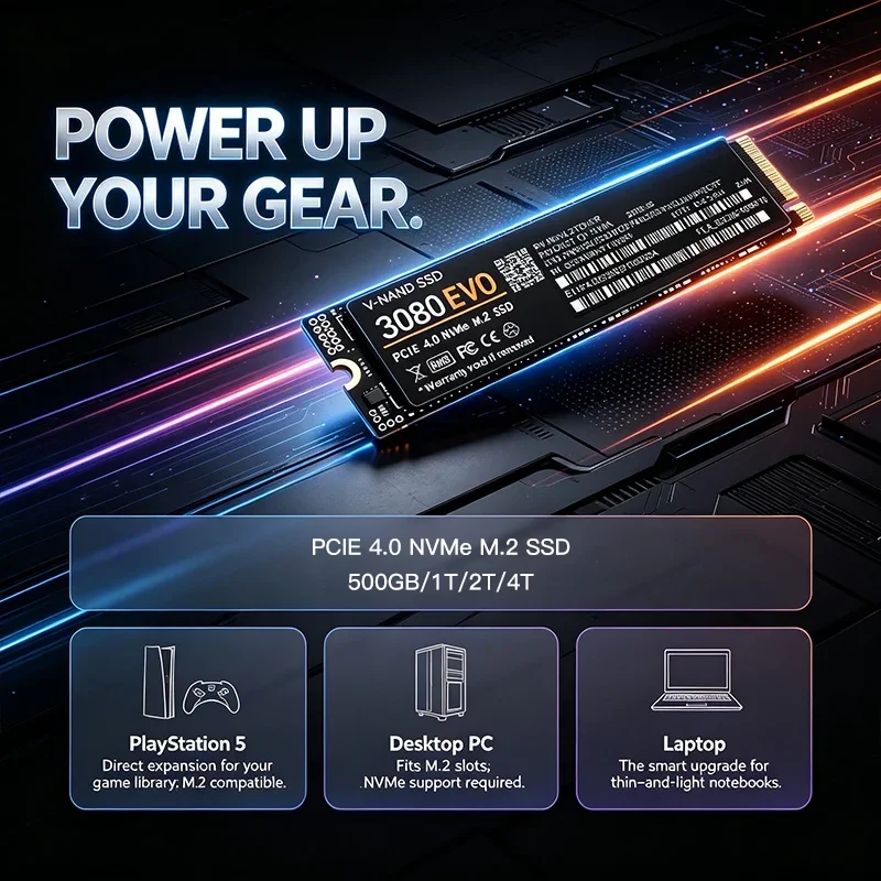 3080 EVO 1TB 2TB 4TB M.2 NVMe  - M.2 Nvme 4Tb Pcie 4.0 Ssd ulasan dan harga