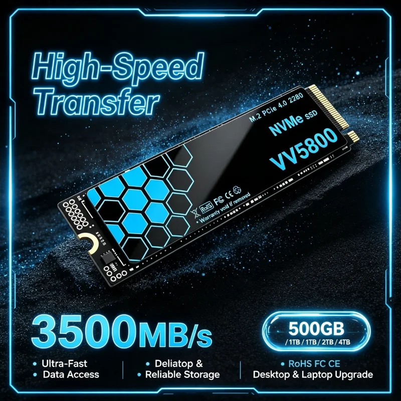 VV5800 500GB 1TB 2TB 4TB PCIe  - M.2 Nvme 4Tb Pcie 4.0 Ssd ulasan dan harga