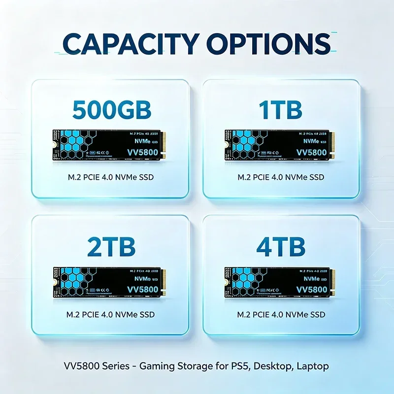 VV5800 500GB 1TB 2TB 4TB PCIe  - M.2 Nvme 4Tb Pcie 4.0 Ssd ulasan dan harga