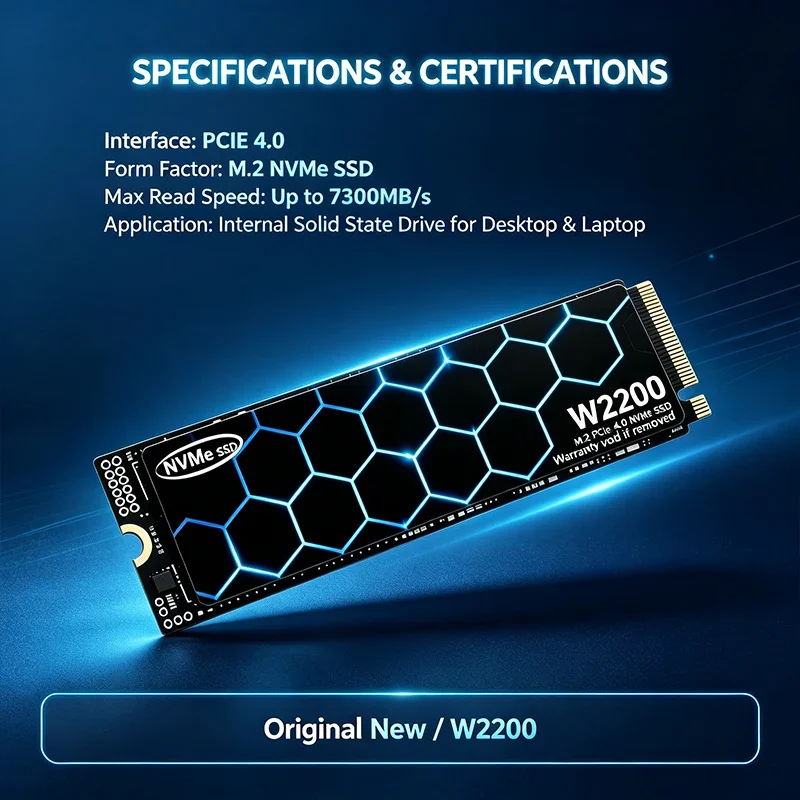 New 2026 Fast Speed W2200 High - M.2 Nvme 4Tb Pcie 4.0 Ssd ulasan dan harga