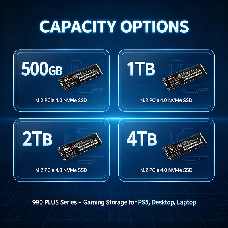 Genuine 990 Plus M.2 NVMe PCIe - M.2 Nvme 4Tb Pcie 4.0 Ssd ulasan dan harga